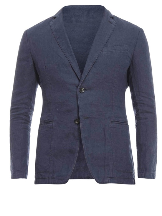 Armani Collezioni Other - Armani collezioni Men's Navy Linen Blazer 38R
